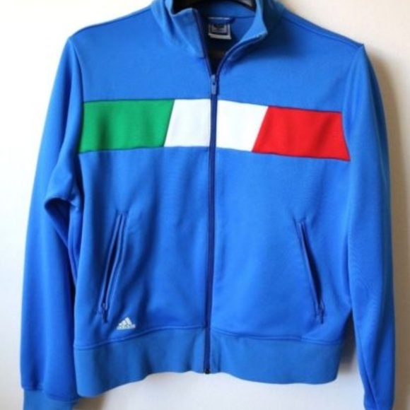 adidas italy track jacket